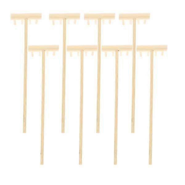 8pcs Mini Zen Garden Rake Tabletop Garden Sandbox Tools Kit Desktop Decor