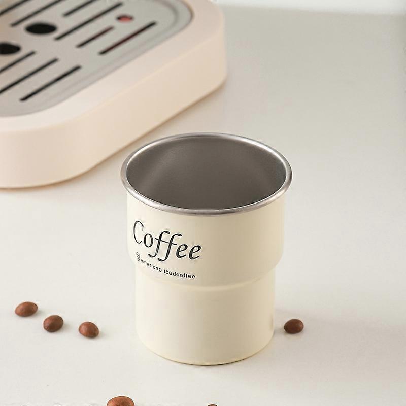 Portable Beer Cup for Camping Single Layer 304 Stainless Steel Rolled Edge Coffee Mug