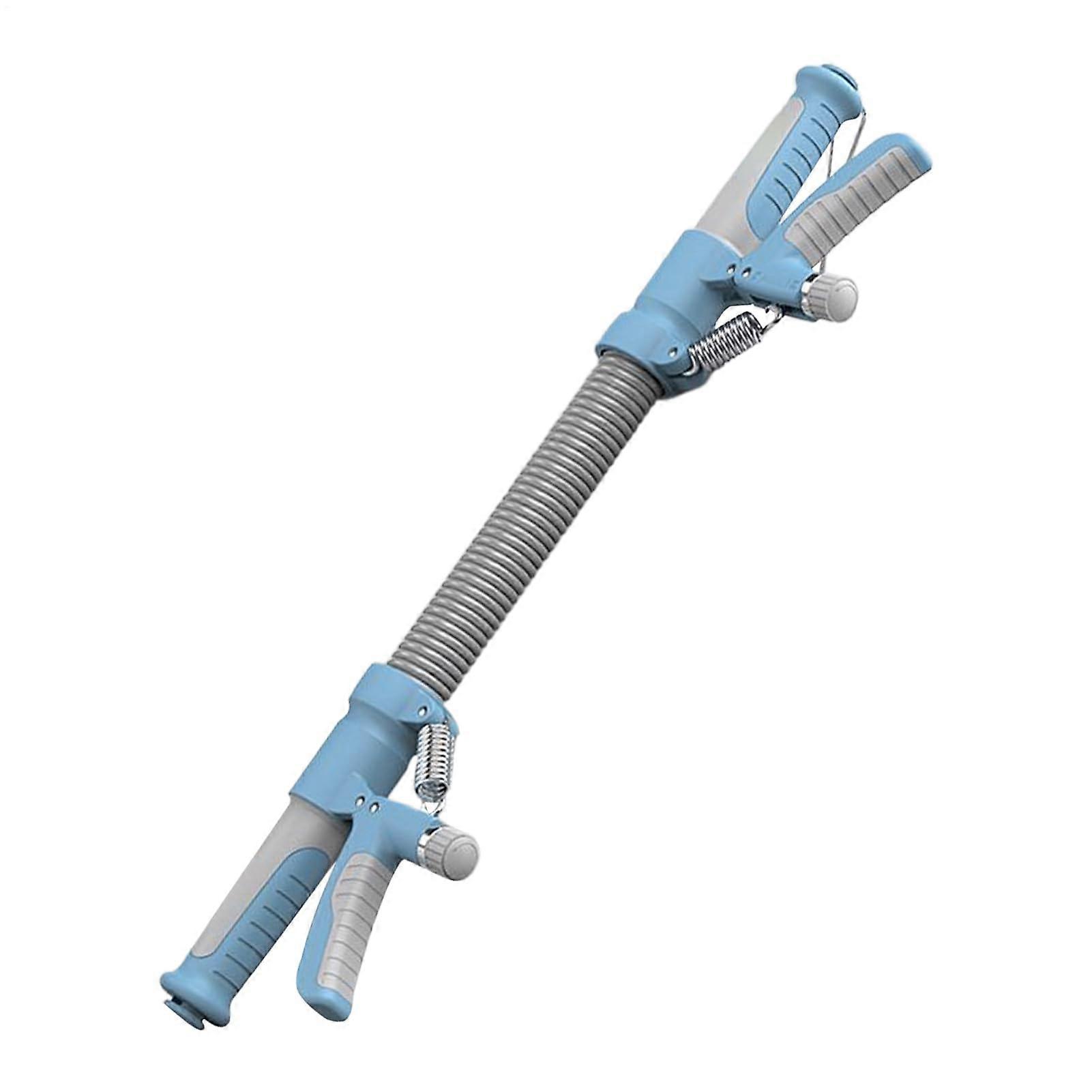 Armtrainer, 2in1 chest and arm trainer adjustable grip strength trainer with resistance, portable forearm trainer for home blue