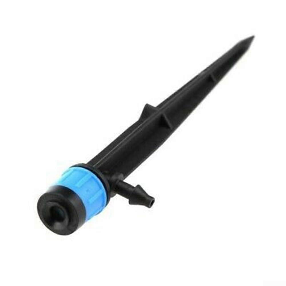 Adjustable Drip Irrigation Emitters with 360-Degree Rotation for 4/7 mm Hose, Garden and Plant Watering Solutions