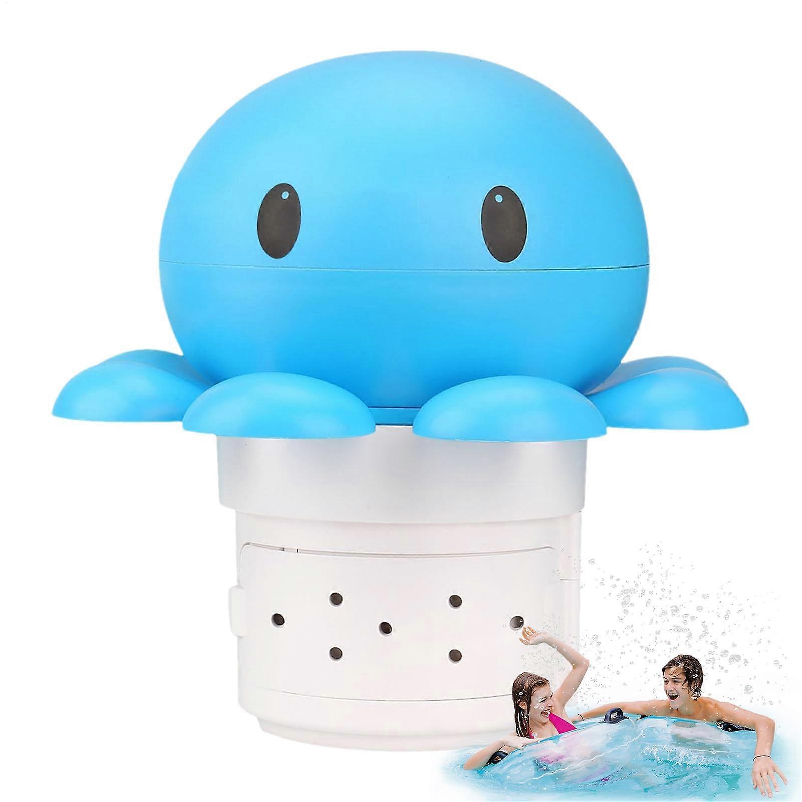 Swimming pool chlorine floater chlorine dispenser for pools upper vacuum design