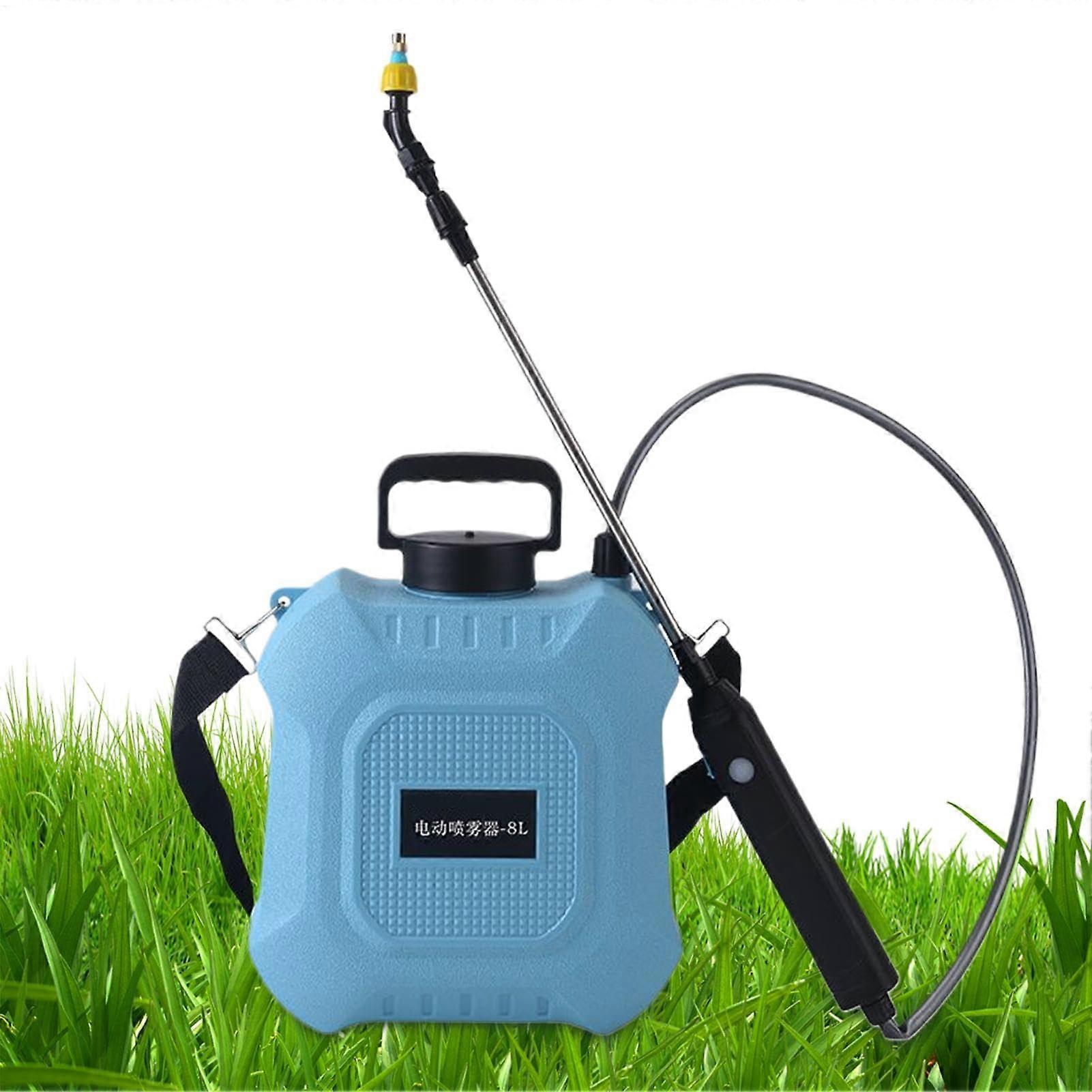 Electric Garden Sprayer with Ergonomic Shoulder Strap, 2 Gallon Capacity Pump for Watering, Fertilizing, and Pest Control