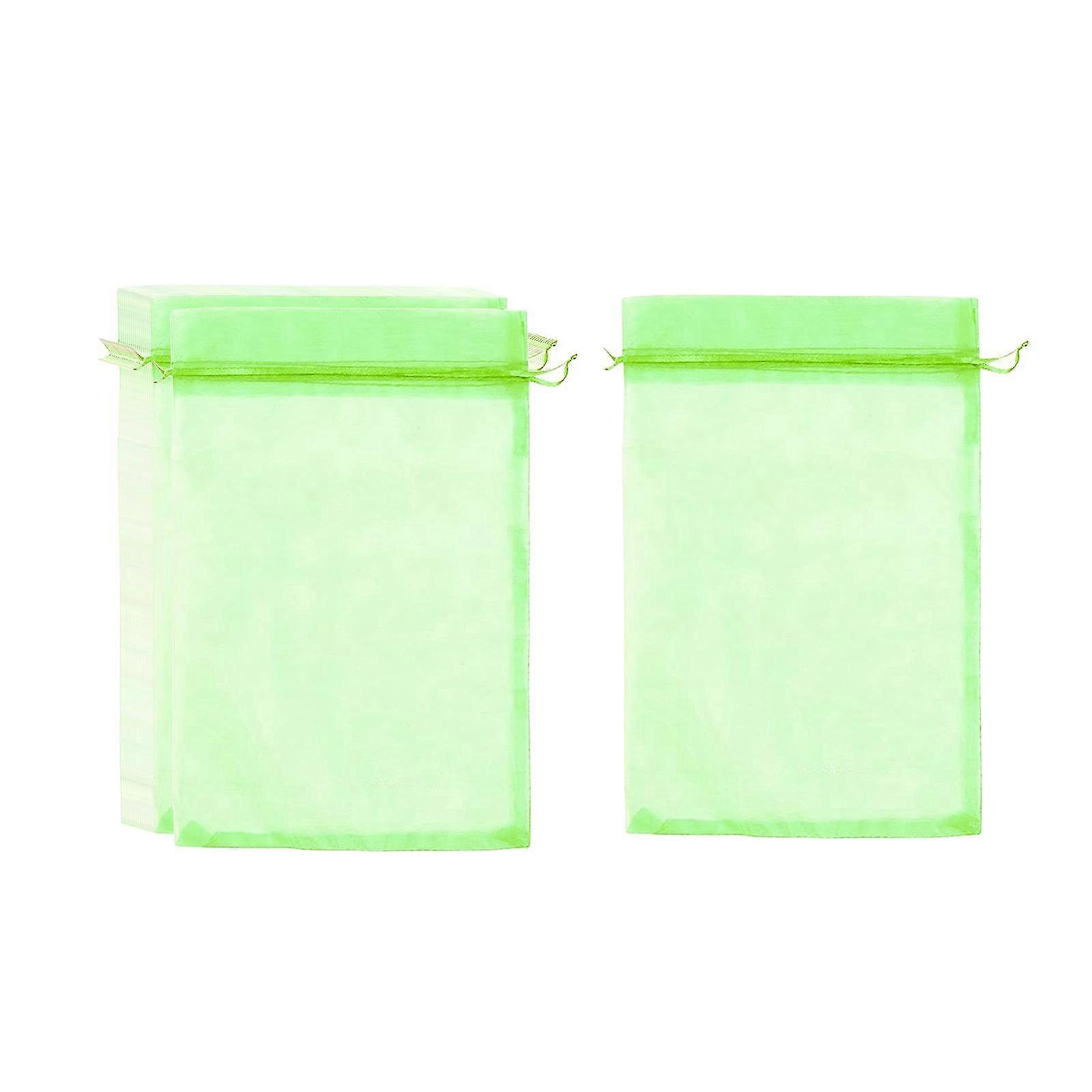 100Pcs Fruit Protection Bags with Drawstring Cover Practical Mesh Bag, Mesh