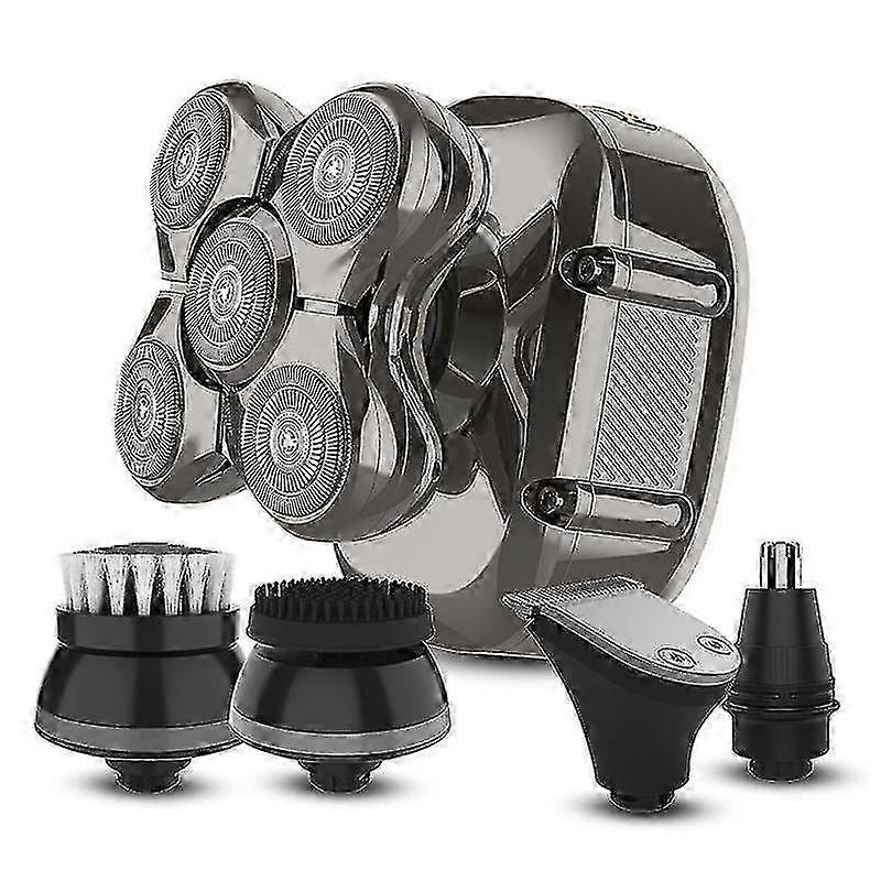 5 in 1 electric shaver and grooming kit, suitable for men’s bald head shaving needs