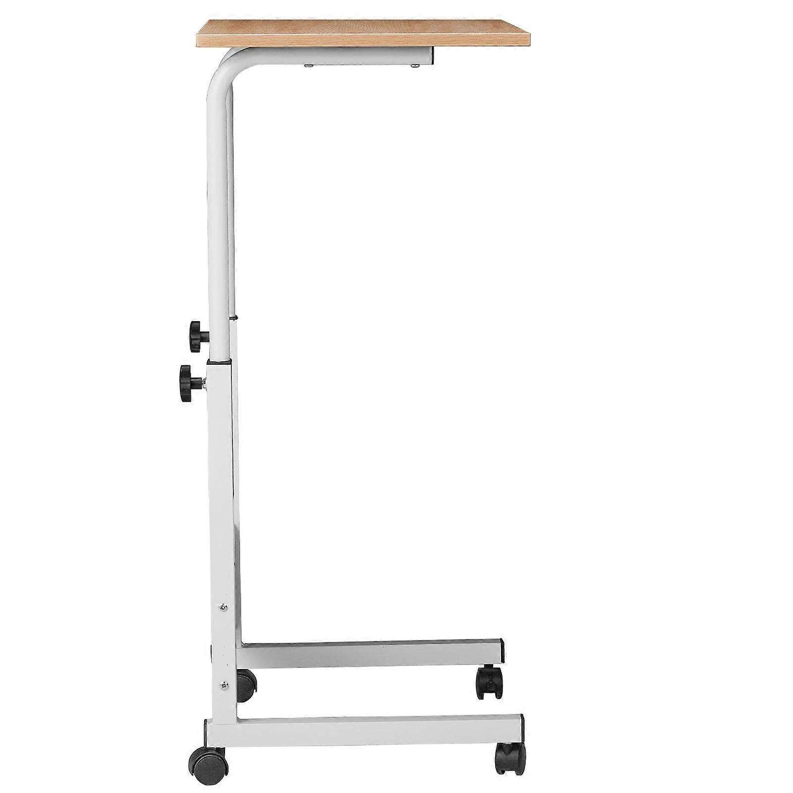 Adjustable Oak-Finish P2 Particle Board Computer Desk (60cm) - Versatile & Space-Saving