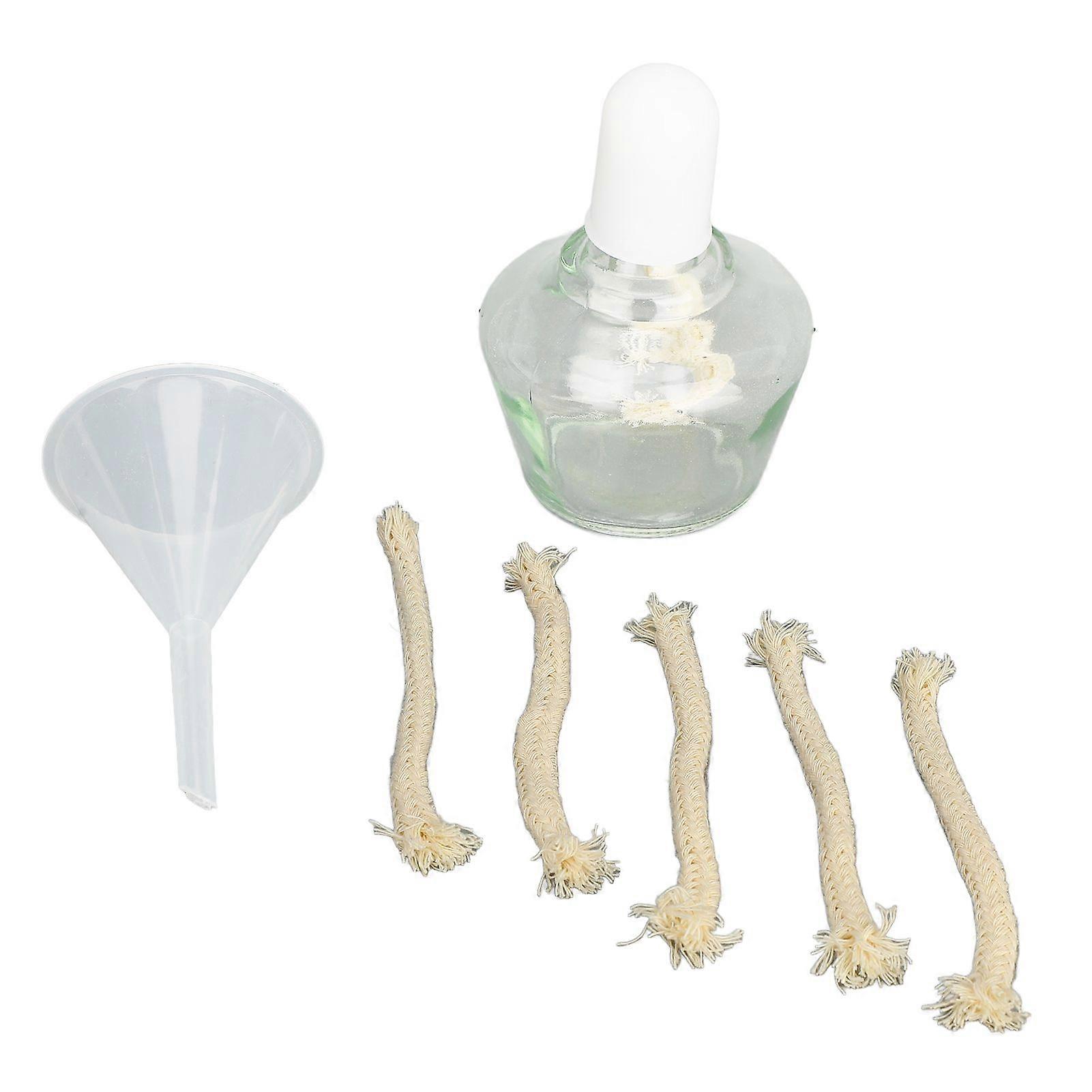 High quality  150ml experimental heating alcohol lamp, 5 replacement wicks, 1