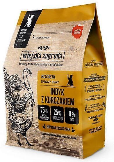 Wiejska Zagroda Kot - Kalkun med kylling til killinger 400g