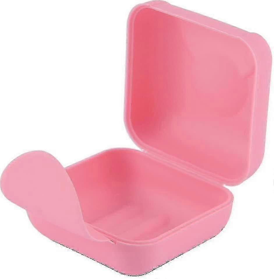 2 Pcs Plastic Soap Box, Leak-proof Travel Case, Candy Color Random