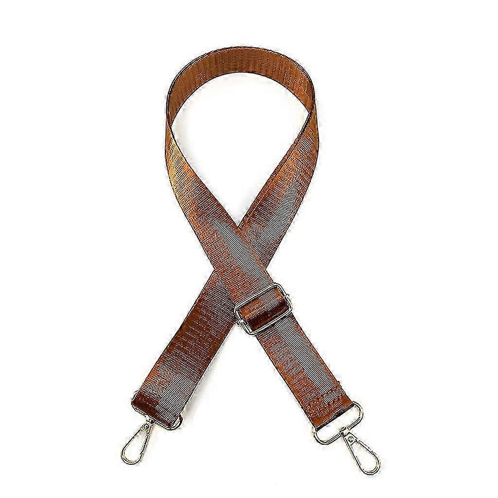 DIY Purse Replacement Strap - Brown 2" Webbing Crossbody Shoulder Bag Strap
