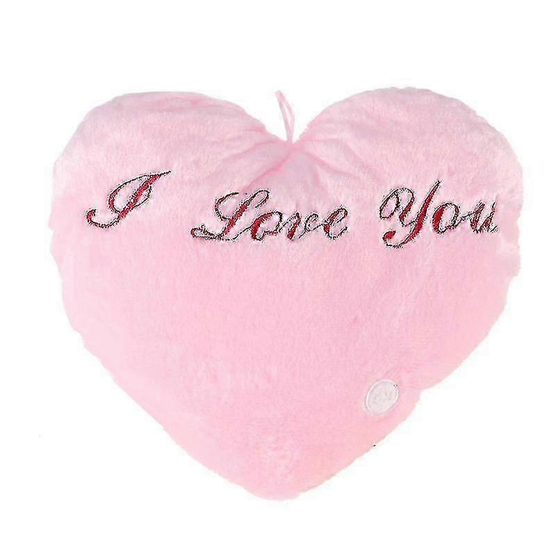 Luminous Heart Shape Plush Cushion