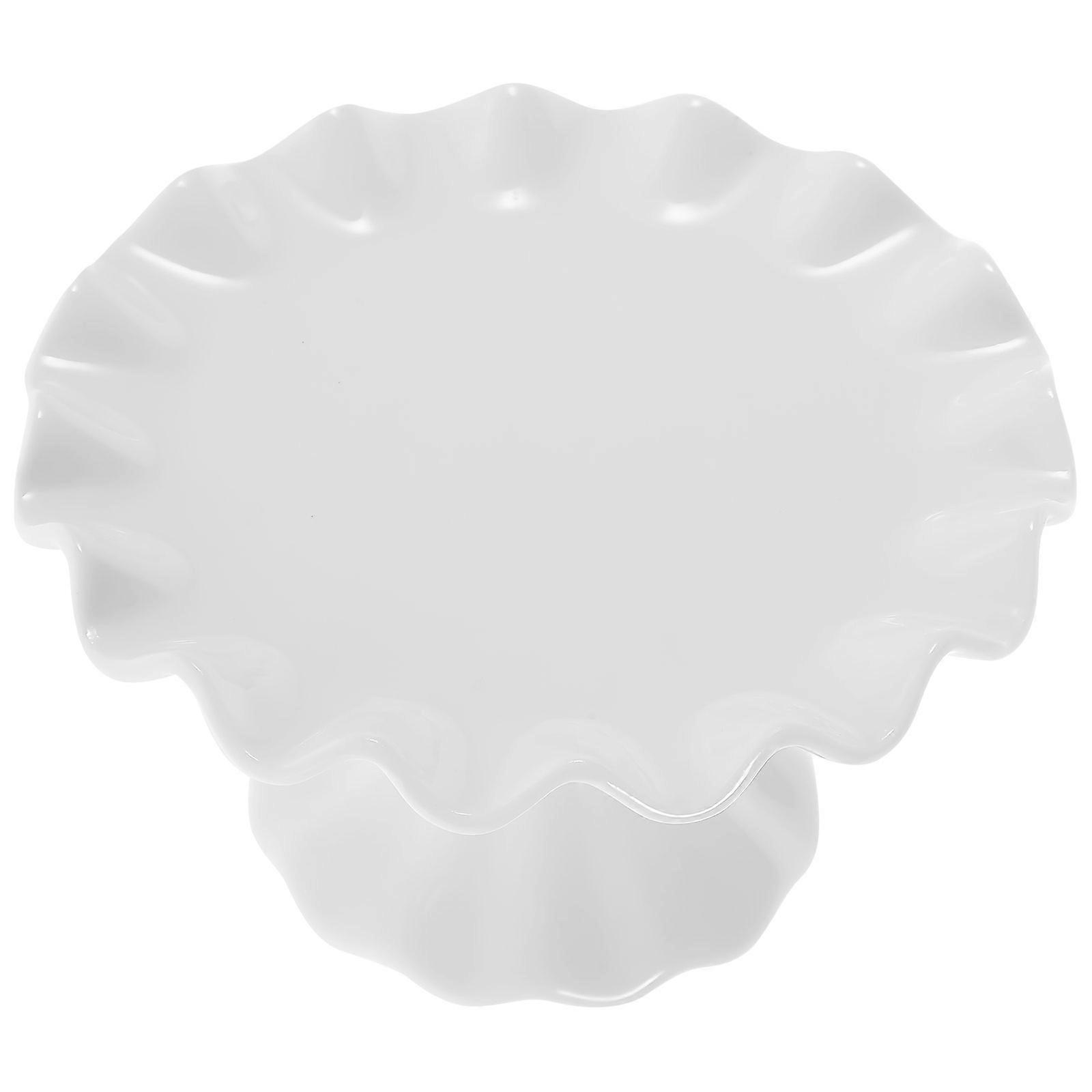 Dessert Tray, Compact Ceramic Tray for Snacks and Sweets, Thoughtful Design