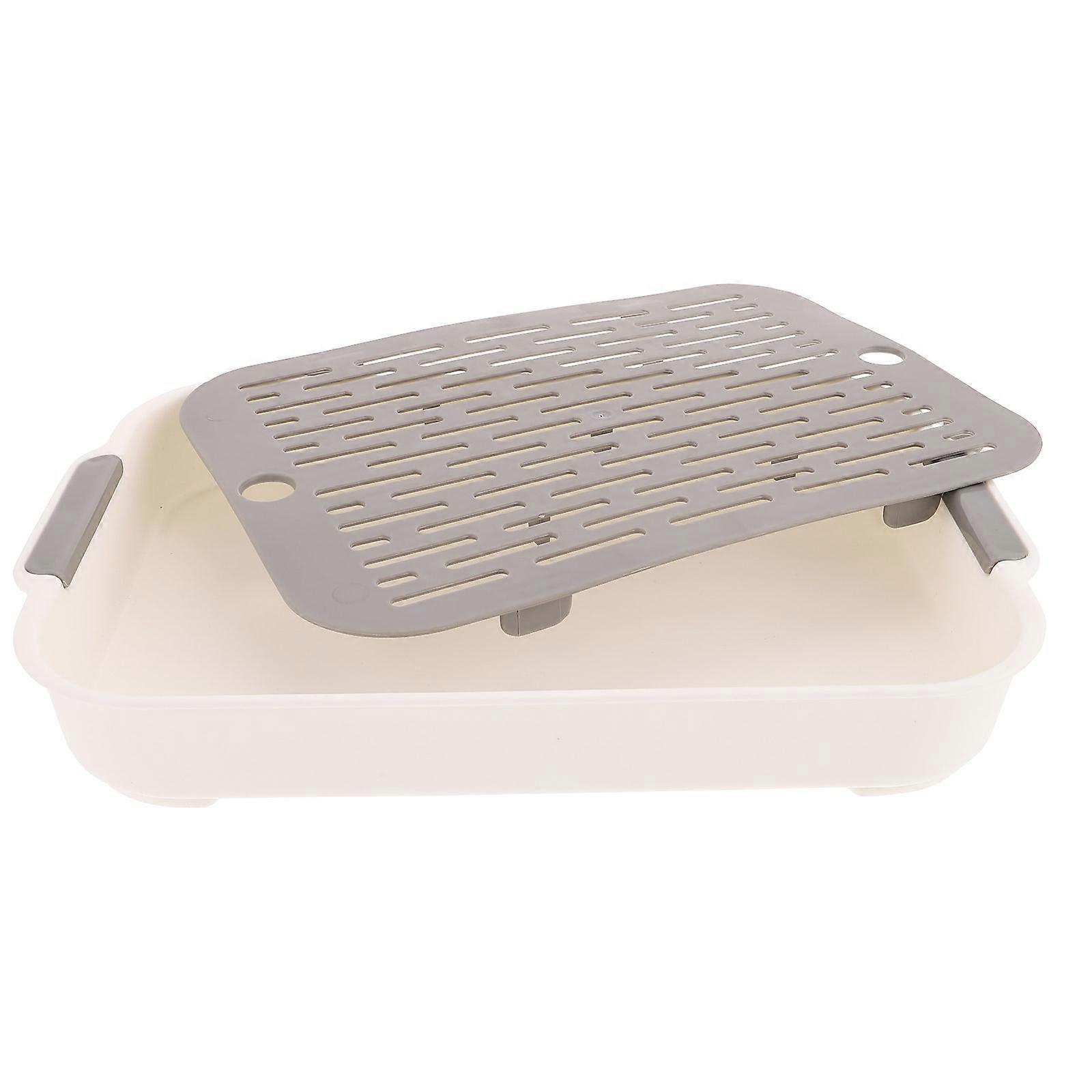 Small Animal Potty System with Enhanced Heightened Fence