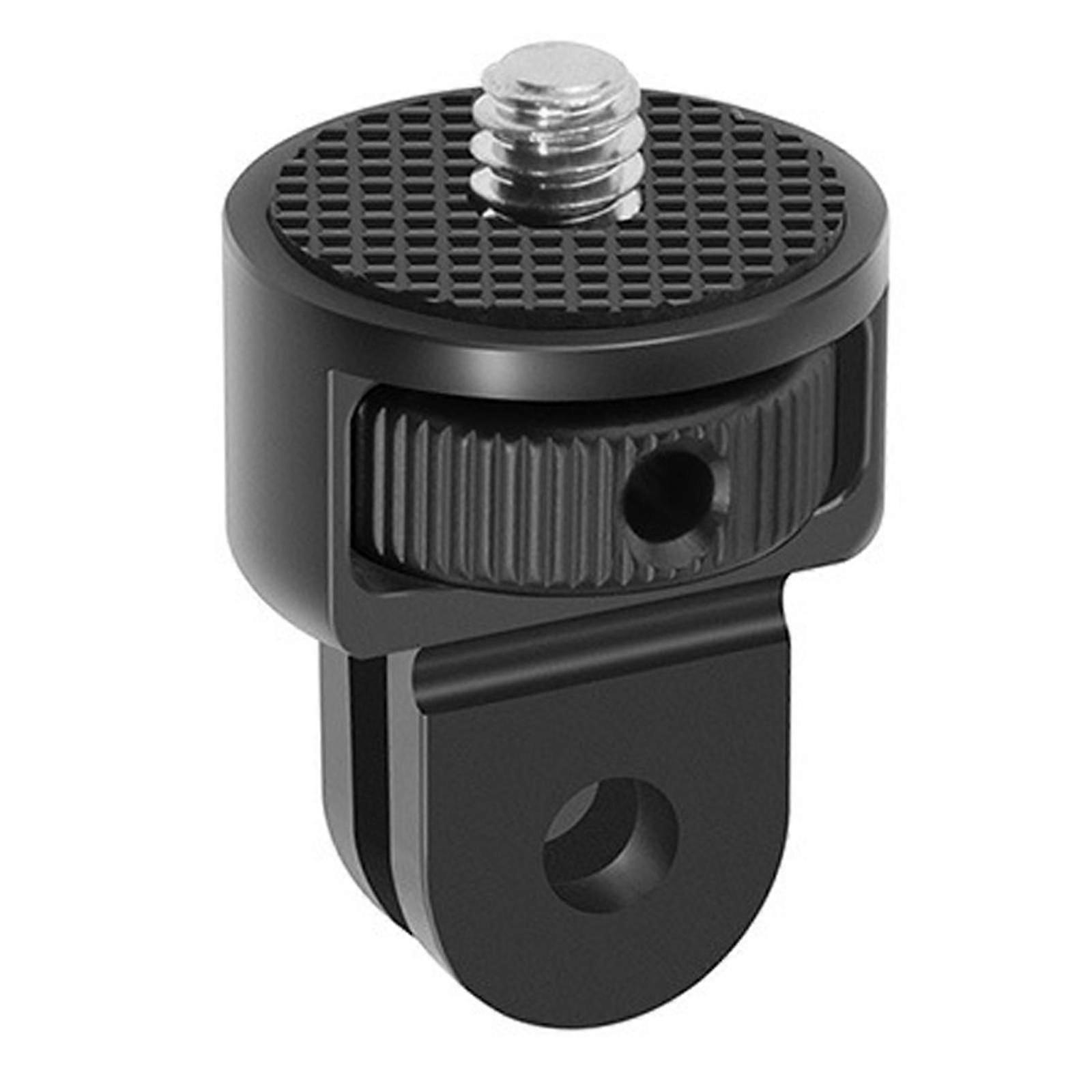 Camera Mount Adapter Lightweight Conversion Tripod Adapter for Action Camera Black