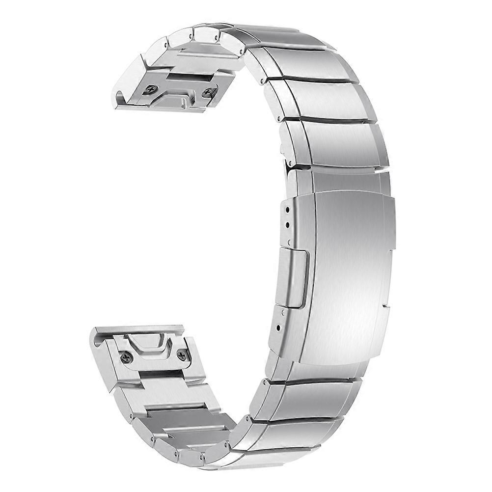 Watch Band Replacement Strap Stainless Steel for 5 Daily Use Silver 21x2.2x1 Cm Comfortable Wearing 1Pack