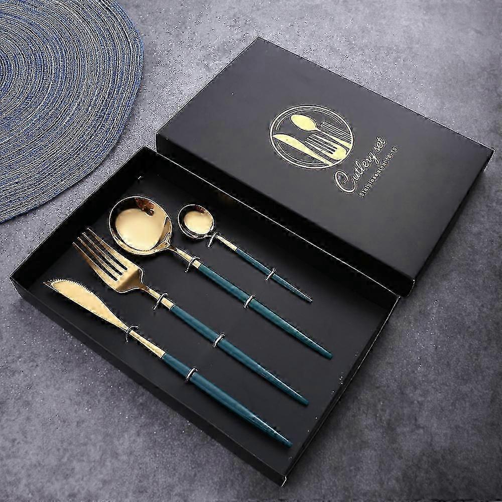 Kitchen Tableware Chopsticks Western Steak Cutlery Set (d)