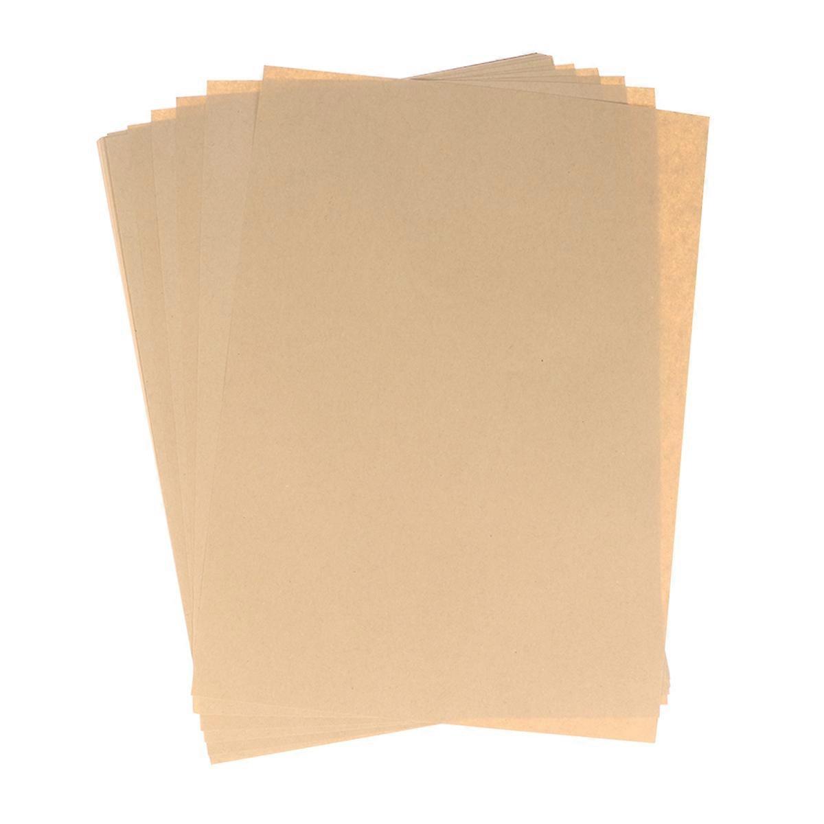 Retro Kraft Writing Paper   Vintage Blank Stationery for DIY Crafts, Letters, and Calligraphy, 100 Sheets