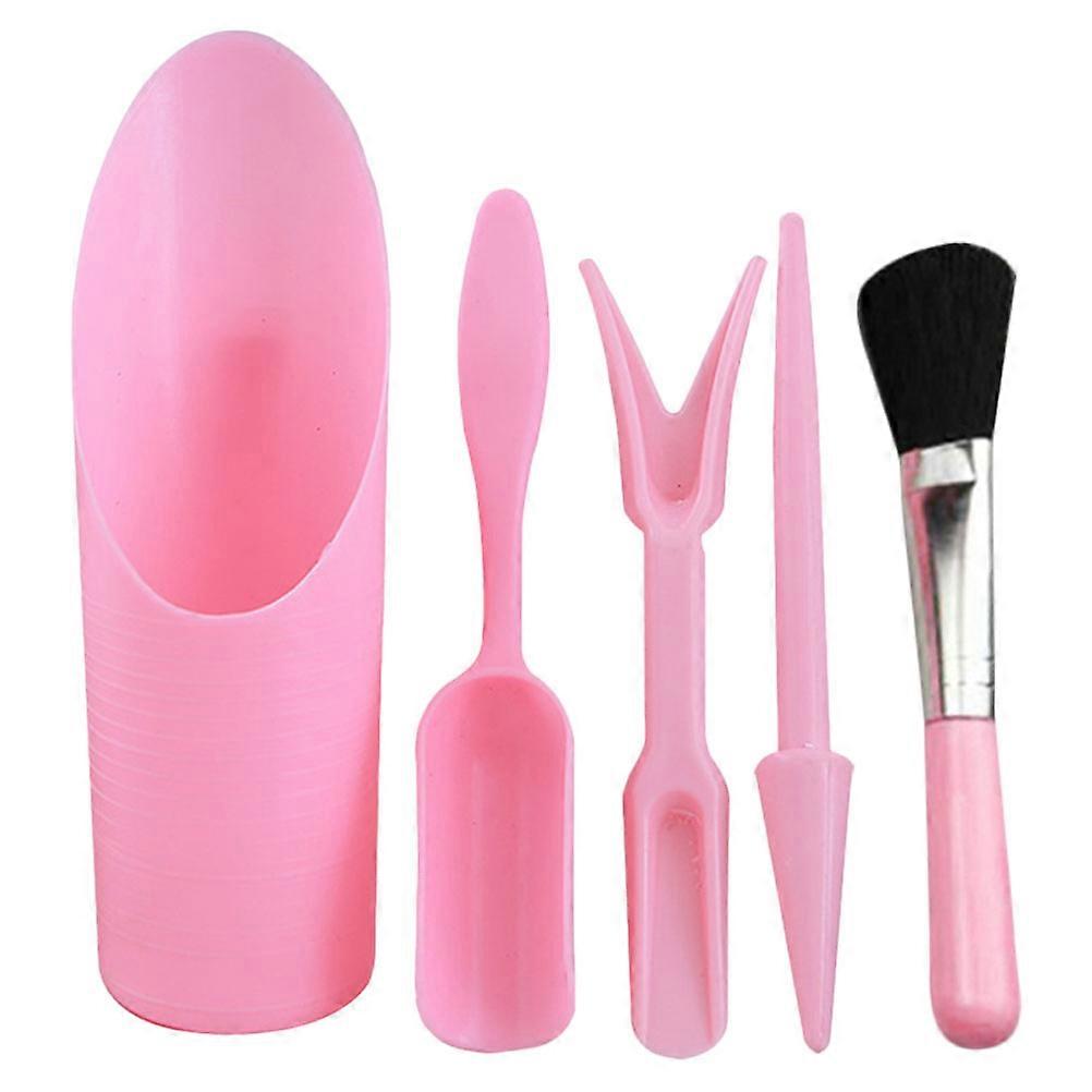 Sowing Planting Tool Set Gardening Equipment Plastic Durable Materials Pink 15.50X6.50X6.50CM 1Set