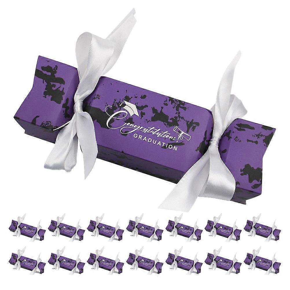 50pcs Graduation Favor Boxes, Durable Paper Candy Cases for Party Treats, Lightweight and Easy to Carry for Celebrations