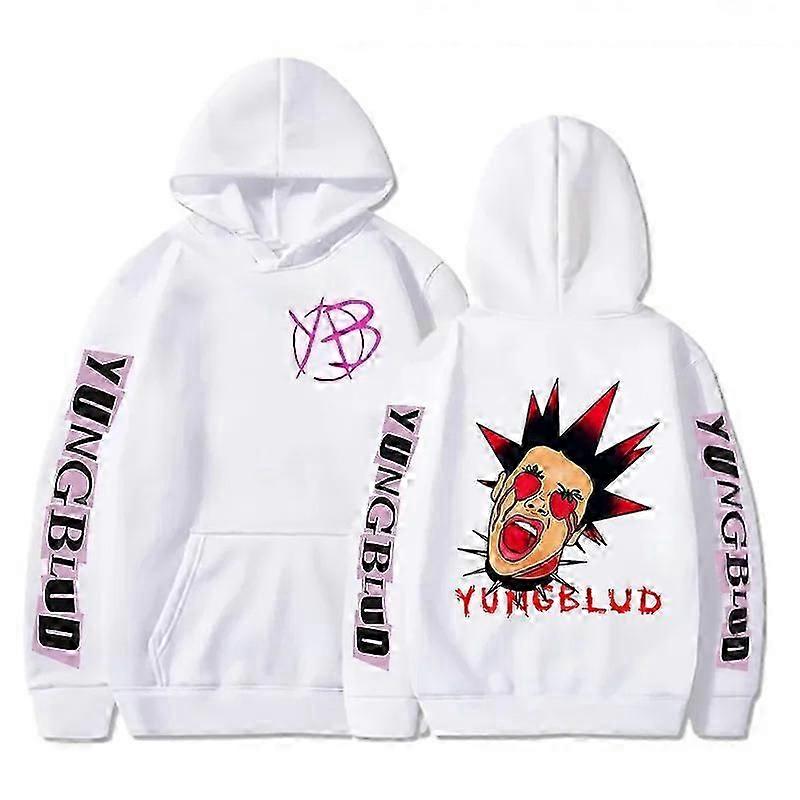 סתיו חדש סגנון Yungblud קפוצ'ונים נשים אופנה שרוך ברדס סווטשירט גברים בגדי מזדמנים רופף שרוול ארוך סוודר חולצות