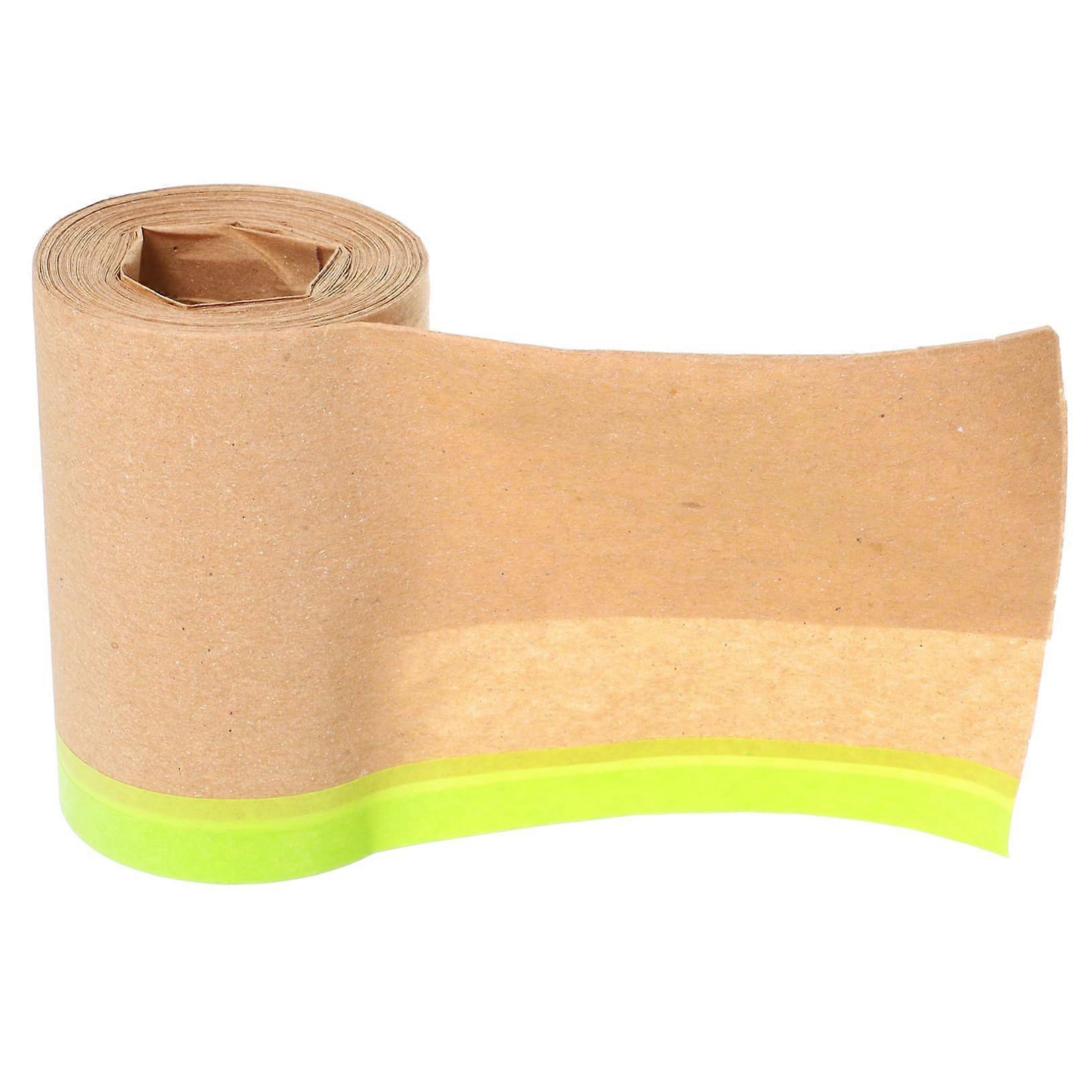 Preadhesive masking paper made of kraft paper for painting work Effective protection for car paint Userfriendly for precise painting work Ref: 3370