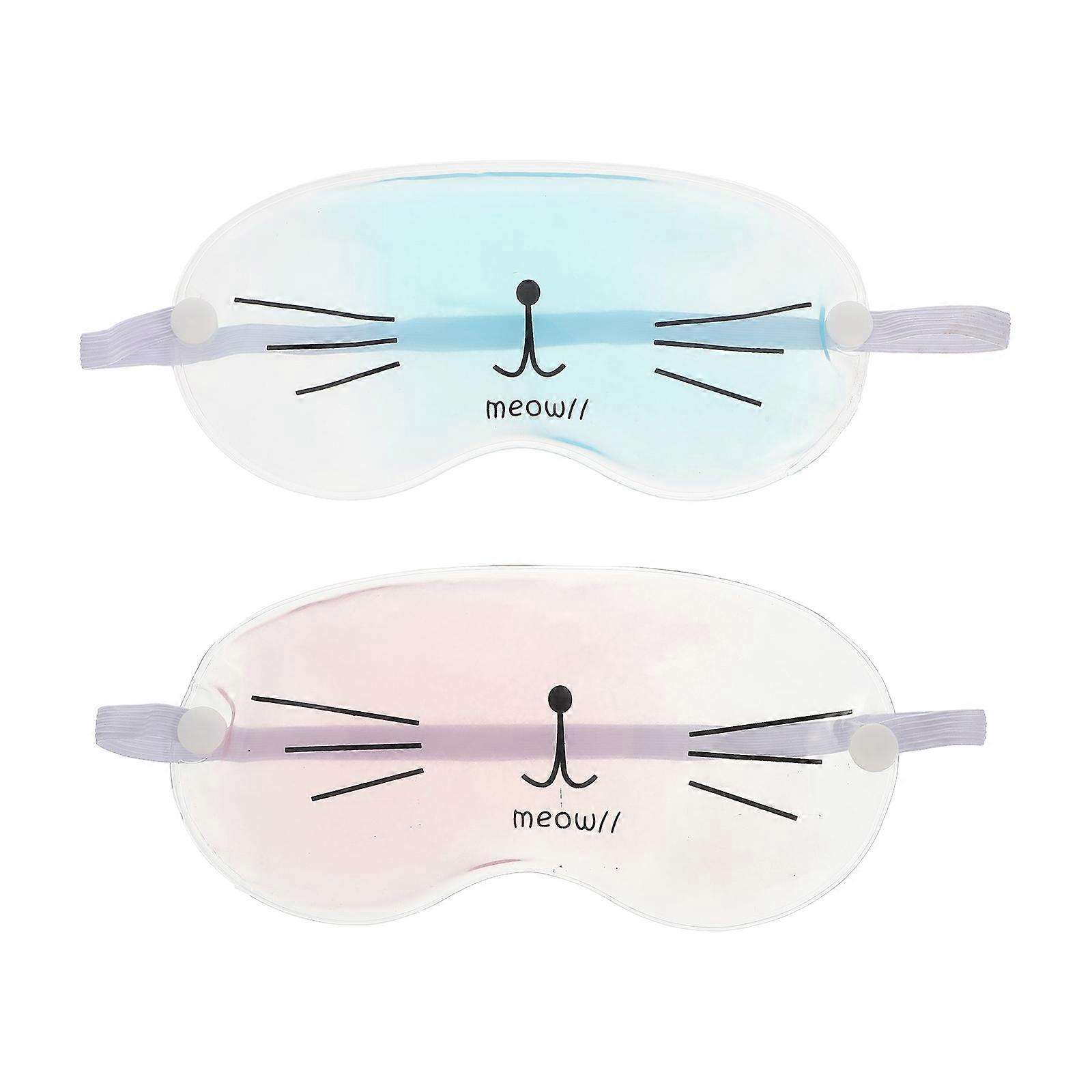 Cooling Eye Masks Home Use Pink 2Pcs