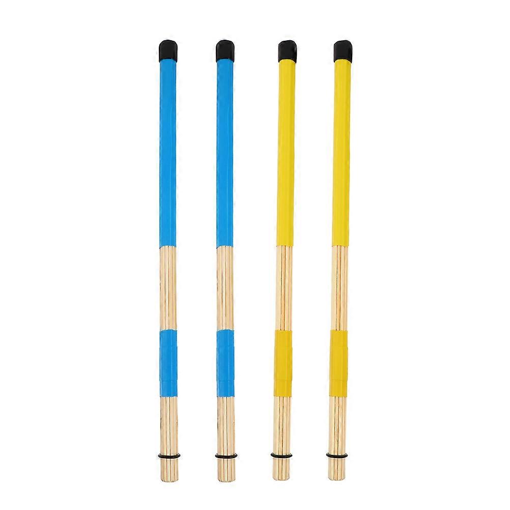 Drumsticks For Jazz 19 Bundles Wooden Drum Percussion Drumsticks Assorted Color Performance 4Pcs