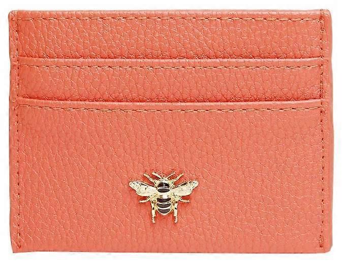 Alice Wheeler London Bow Card Holder - Orange