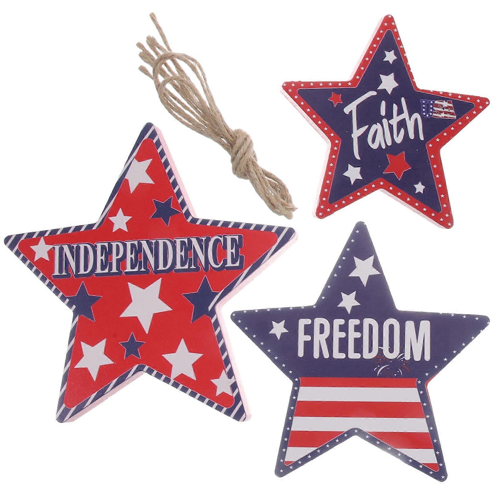 Tray Decor Items Tired Tray Decors Star-shaped Home Ornaments Multi Color 15X15X1CM 3Pcs