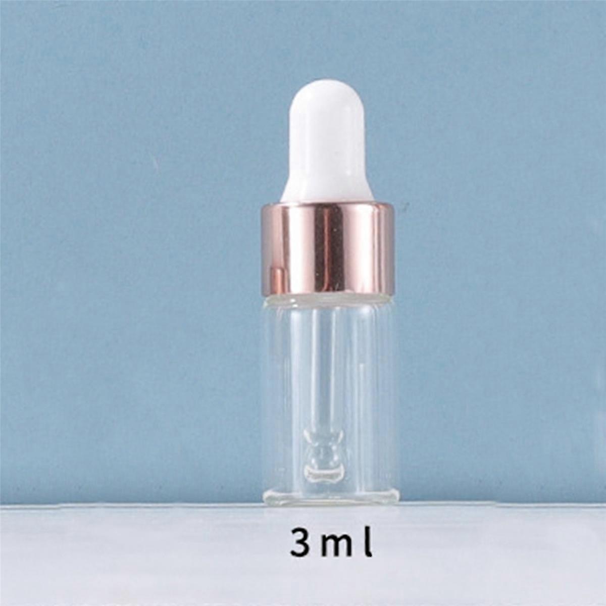 100 stk. mini glasdråberflaske klare æteriske oliedråberflasker