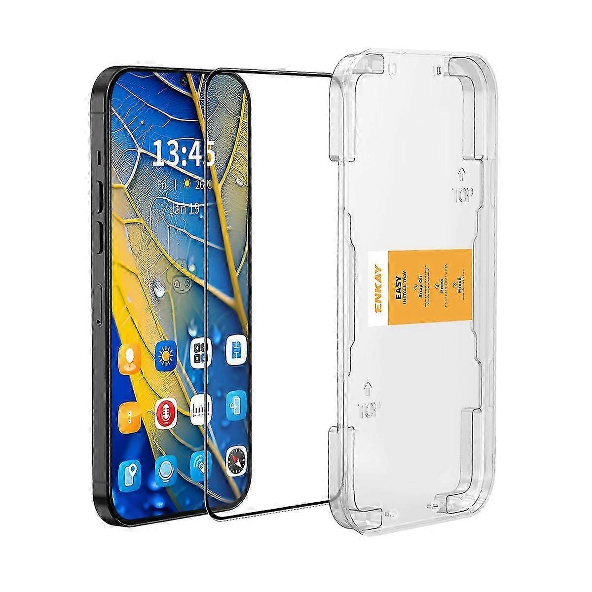 For Compatible with Oppo Find X8 5G HD Clear Film Tempered Glass Screen Protector with Installation by ENKAY HAT PRINCE