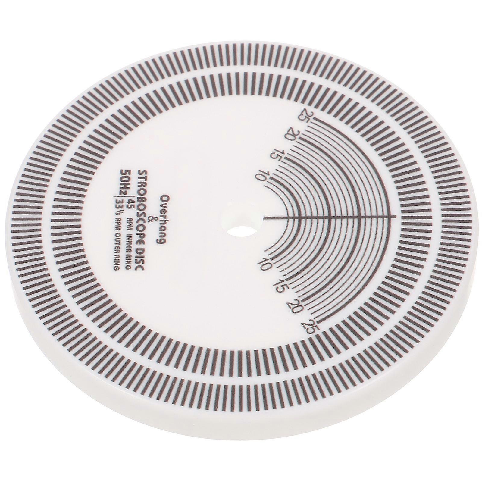 Record Speed Detection Instrument For Turntable Home Use 8.00X8.00X0.70CM Acrylic Testing 1Pack