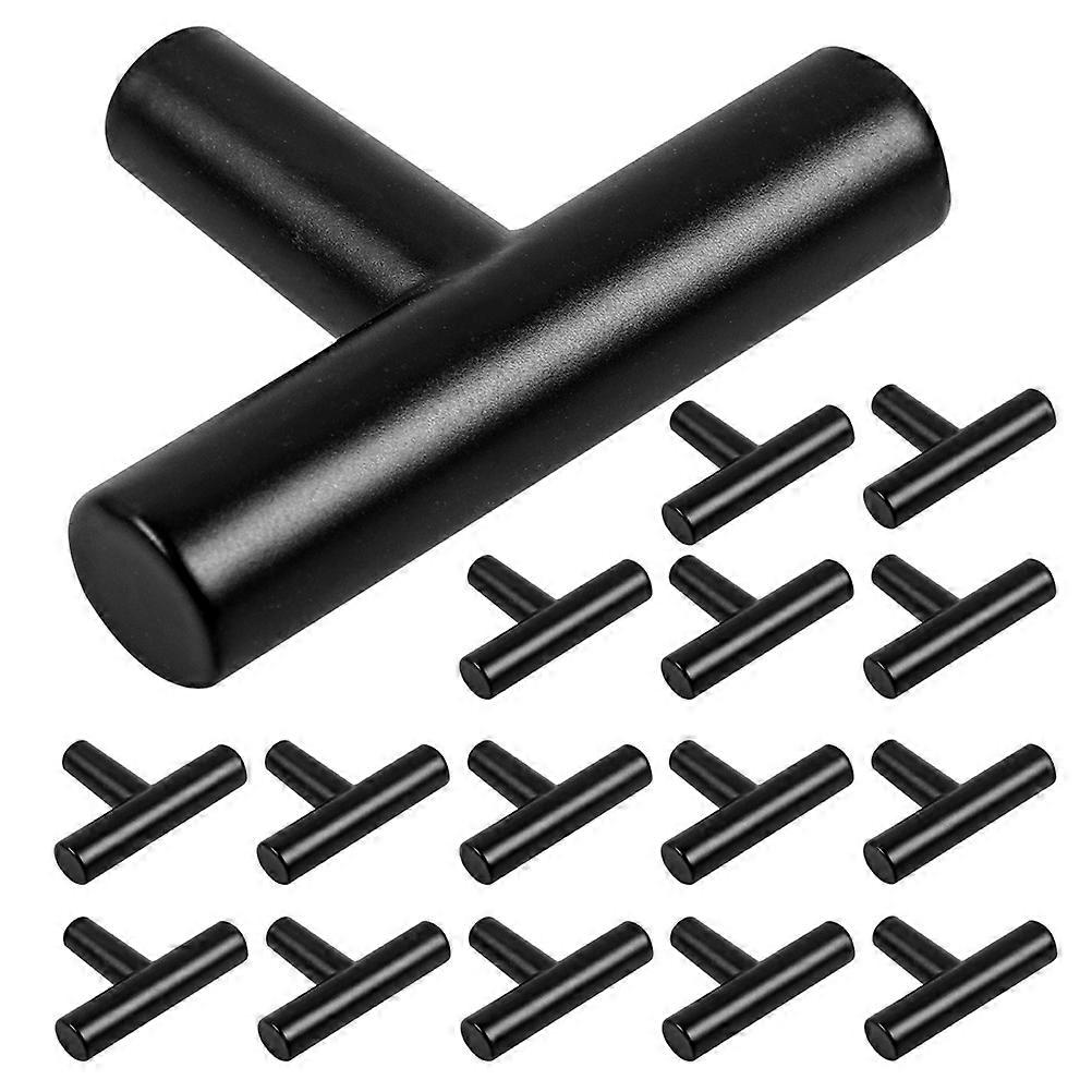 Drawer Pull Knobs Furniture Grip Modern Simple Style Wardrobe Handle Aluminium Alloy Rectangular 30Pcs