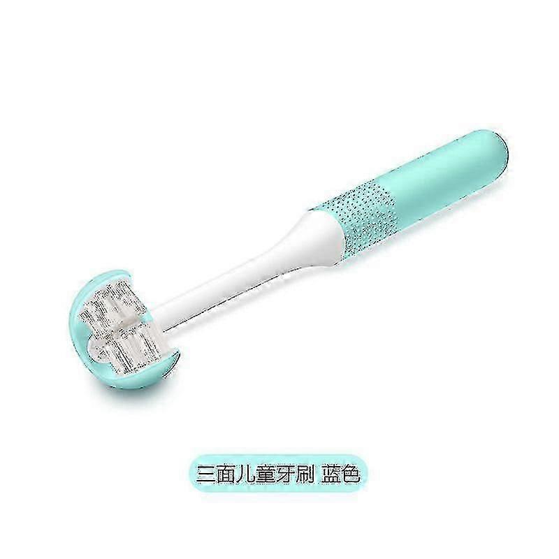 Autism Toothbrush For Special Needs Soft Wrap-around Training Tooth Brush Saving Time For Kids 3d Toothbrushes 3 Sided
