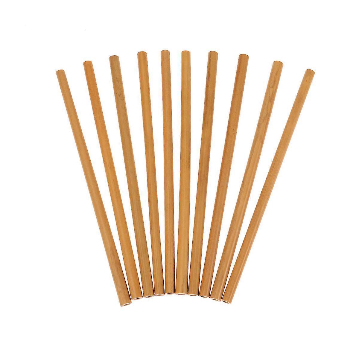 Drinking Straw Cleaning Brush Bamboo Reusable 20cm 20Pcs 2Pcs Brush