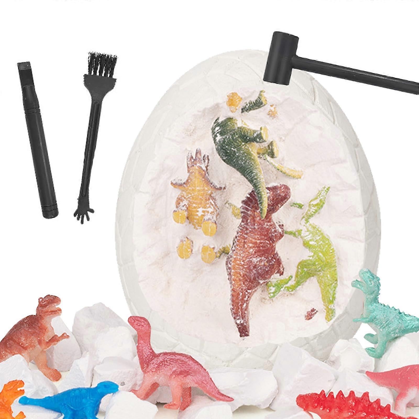 Dino Excavation Set for Children, Large Dinosaur Egg Toy, Discover 12 Unique Dinosaur Figures for Ages 3-8 Years