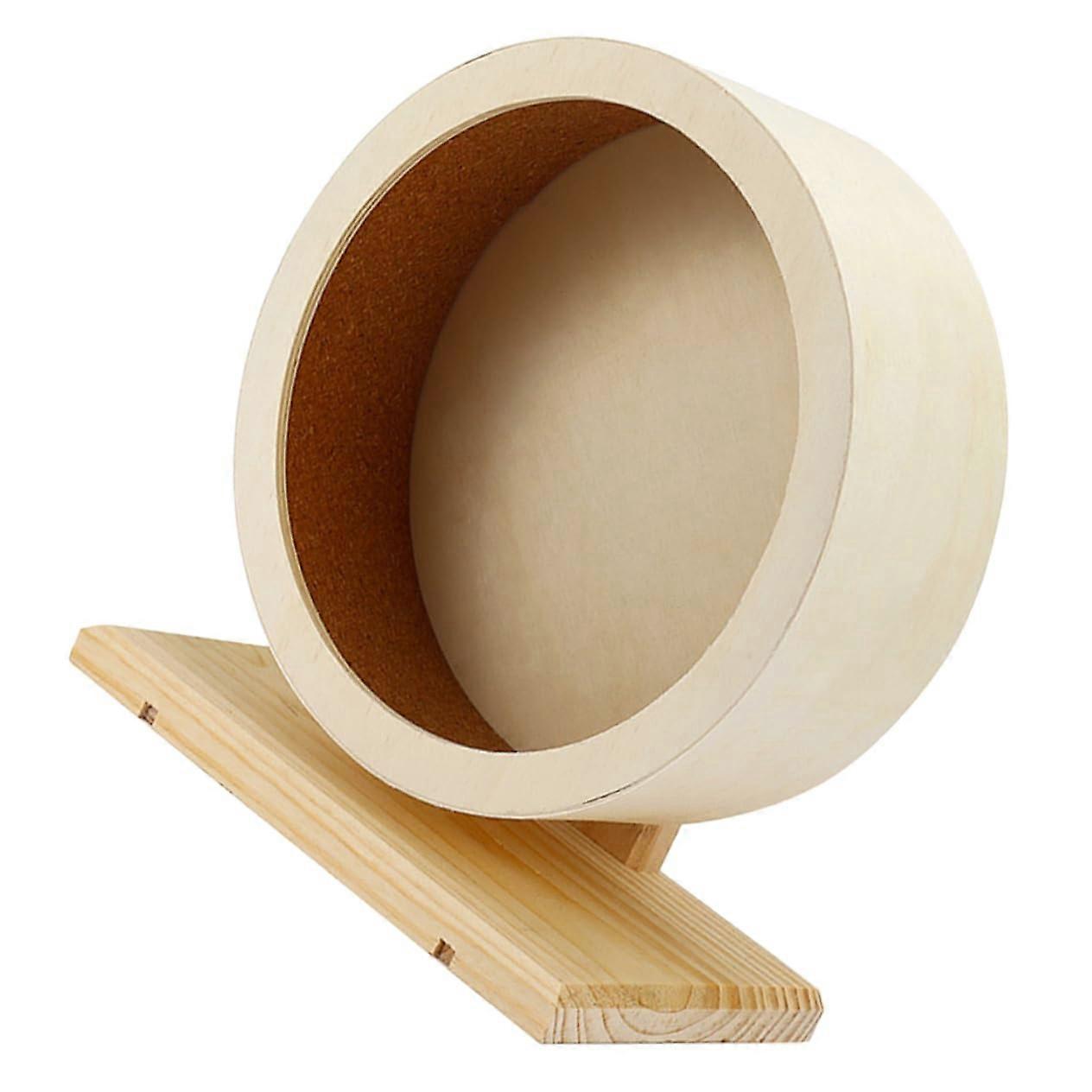 Hamster Exercise Wheel Silent Running Wheel with Cork Pad for Hamsters, Chinchillas, and Guinea Pigs