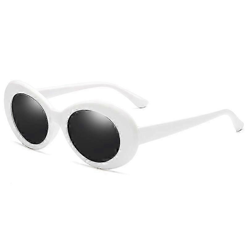 Goggles Oval Mod Retro Vintage Sunglasses Round Lens