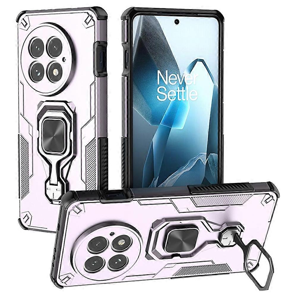 For OnePlus 13 Case Rotatable Ring Kickstand PC+TPU Shockproof Phone Cover