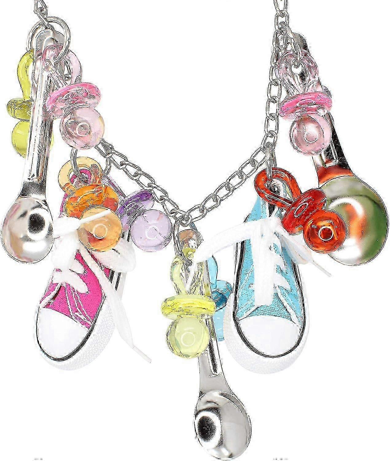 Stainless Steel Acrylic Pacifier for Parrot Macaw