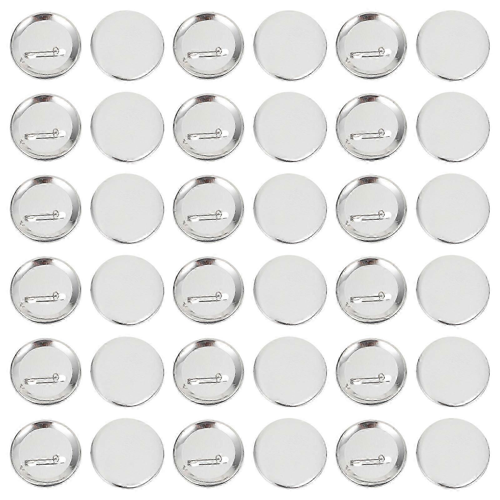 100 sæt knap badge dele blank badge DIY badge håndværk til gave (58mm)