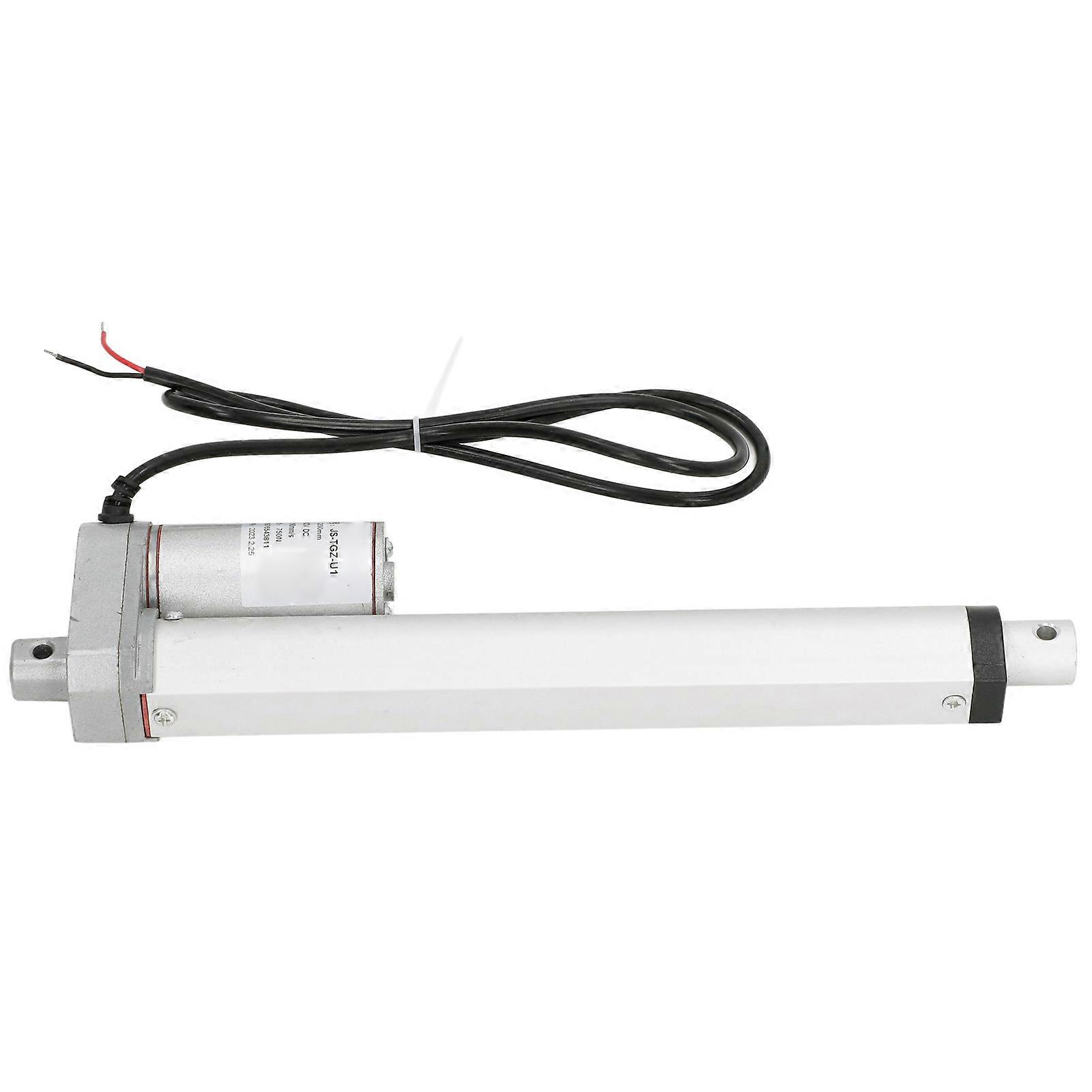 Linear Actuator White 200mm Stroke 750N IP65 Motor Linear Actuator for Cylinder Electric Sofa 24V Linear Actuator Controller Remote Control Kit