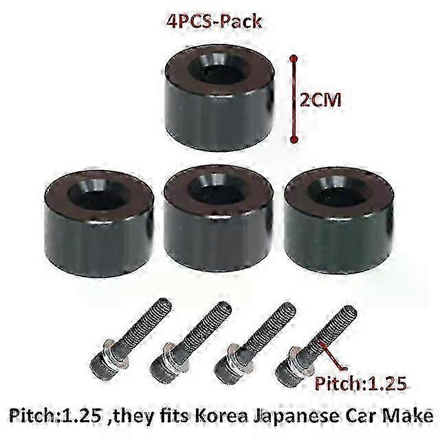 Jaycreer 4pcs Universal Διαχωριστικά Καθισμάτων Αυτοκινήτου για Ρύθμιση Ύψους - Αξεσουάρ Τροποποιητών Καθισμάτων hwy