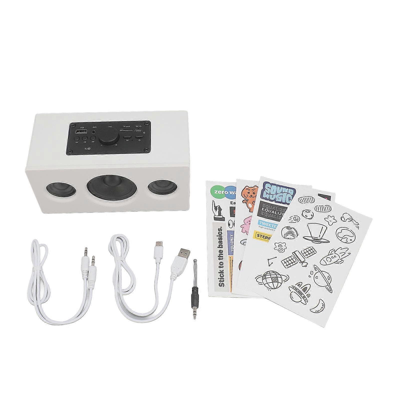 Retro Bluetooth Speaker with Fast Charging, Portable Design, and Superior Sound Quality