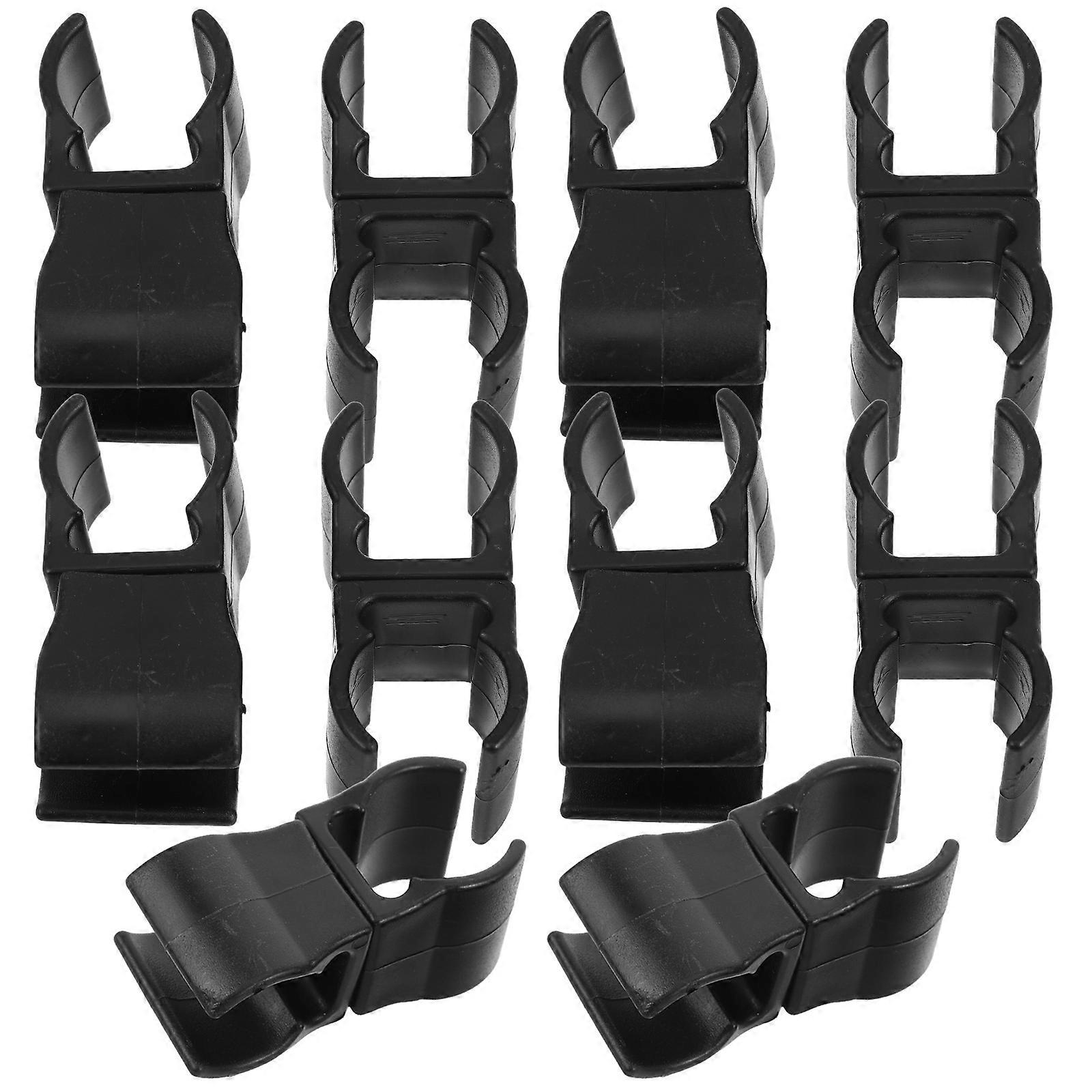 10pcs Durable Plastic Football Training Marker Rod Clips for Agility & Skill Development in Soccer and Basketball Practice