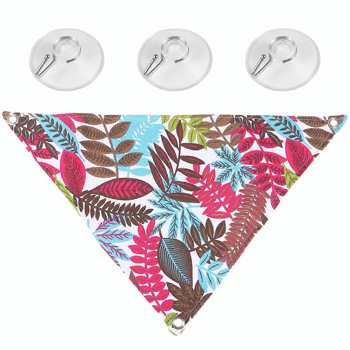 Reptile Sleeping Bed Durable Comfortable Pet Hammock Metal Rings Suction Cups Encourage Exercise 1Set