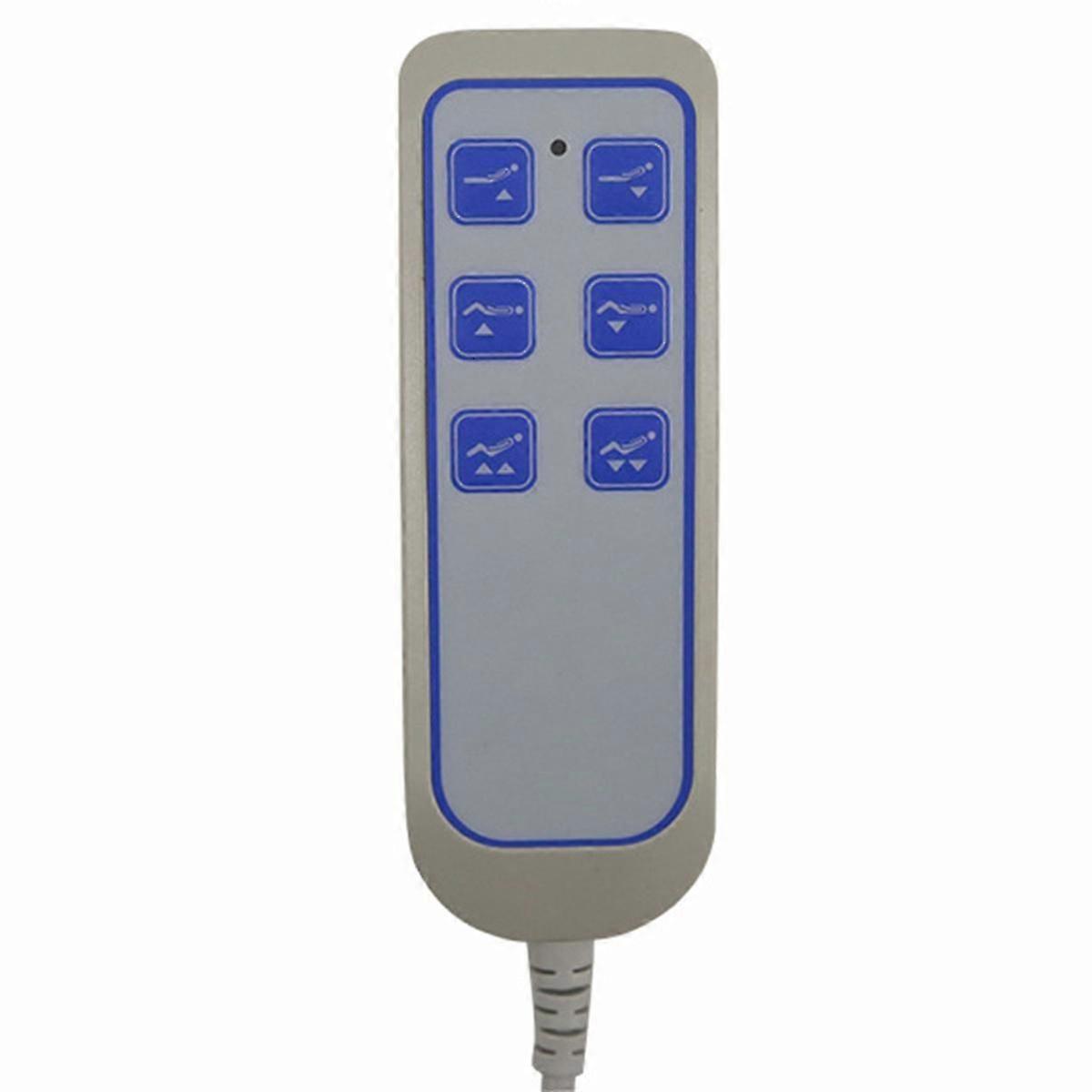 SK-04 Lift Chair Hand Controller IP66 Lifting Bed Remote Control Electric Push Rod Controller with 8 Pin 9 Core Plug..