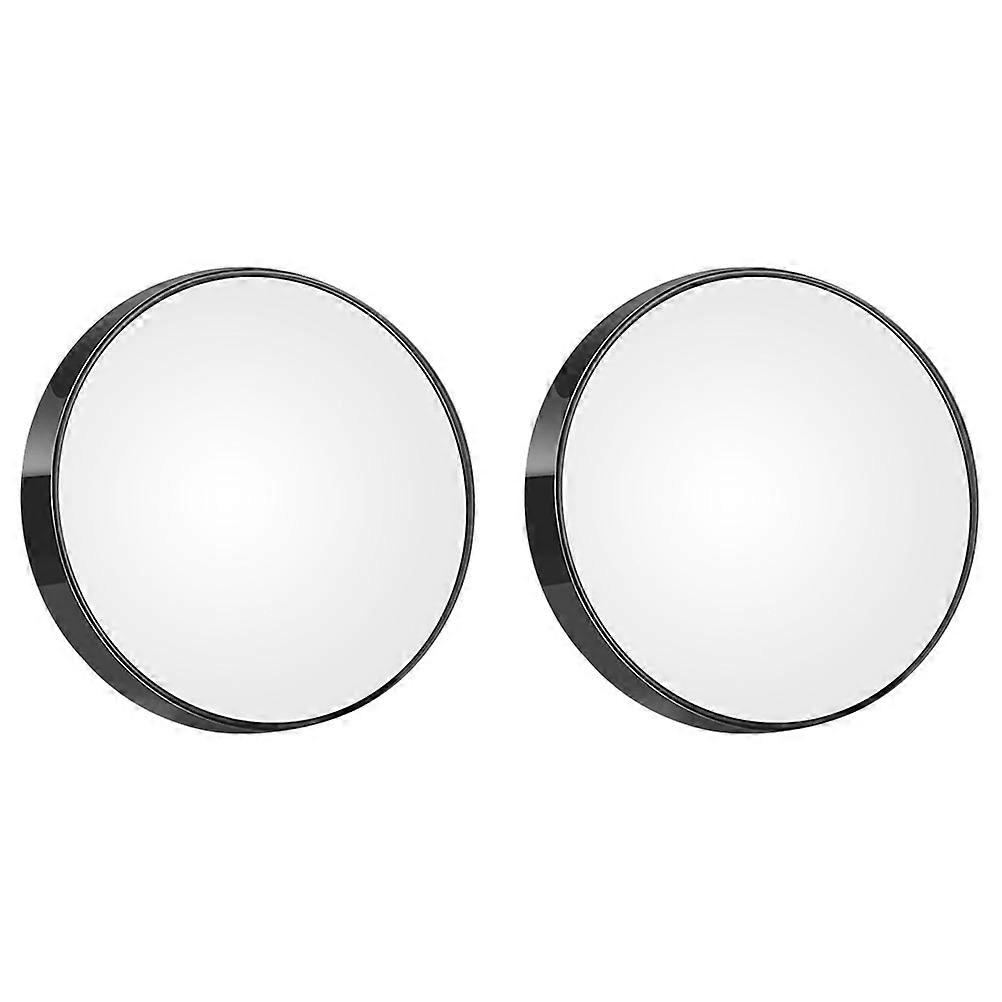 Portable Round Magnifying Makeup Mirror with Suction Cups, Compact Cosmetic Tool for Travel and Bathroom Use