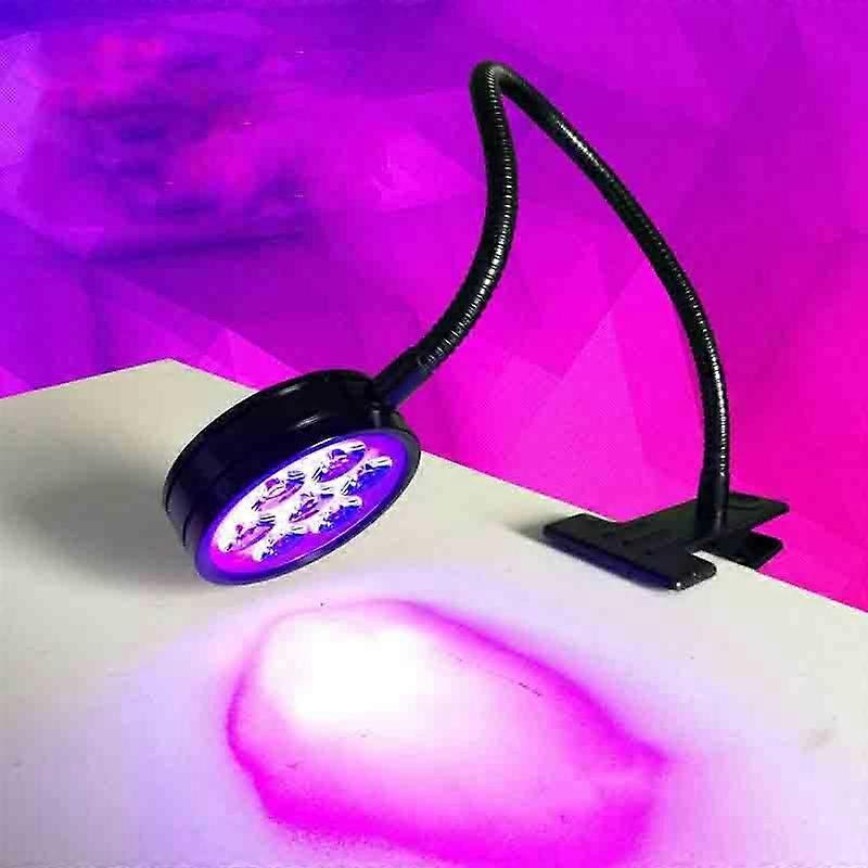 70W Clip-On UV Lamp for Cell Phone Repair, 405nm UV Glue Curing, Green Oil Adhesive Ink, Shadowless Design