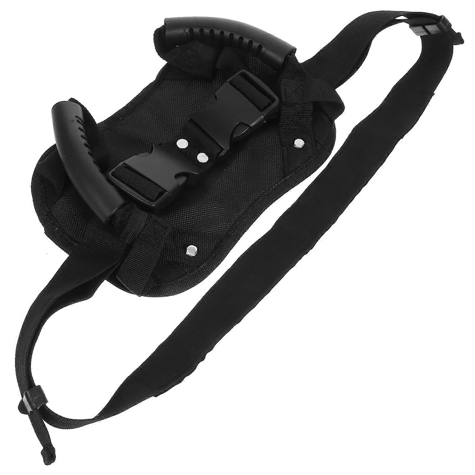 Rear Seat Support Belt Weather Resistant ABS Material Passenger Safety Motorcycle Accessory 1Set