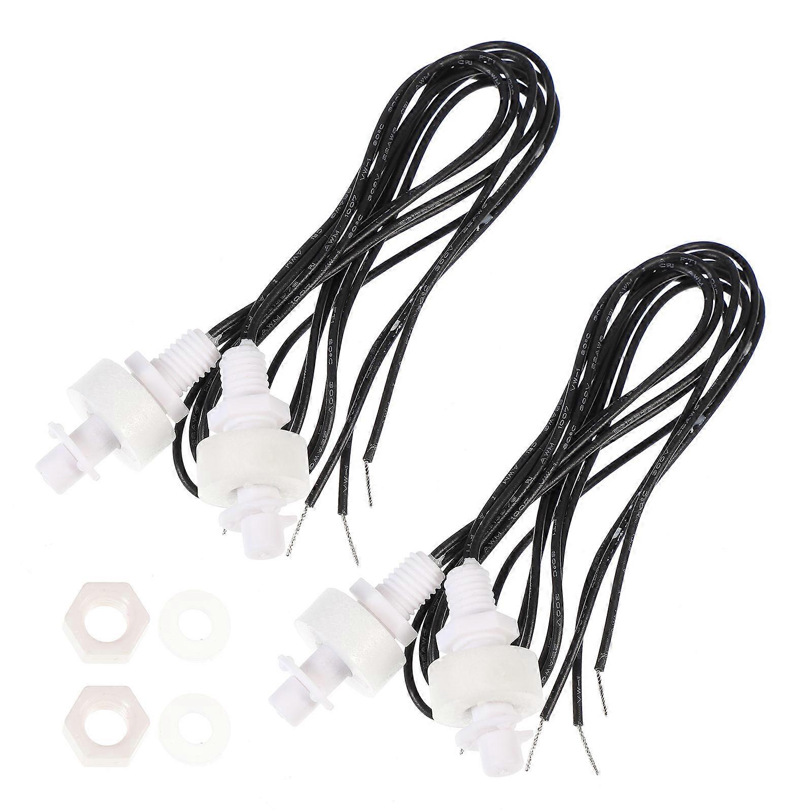 White Water Level Sensor for Fish Tank Use Made of PP Plastic Small Size and Easy to Install